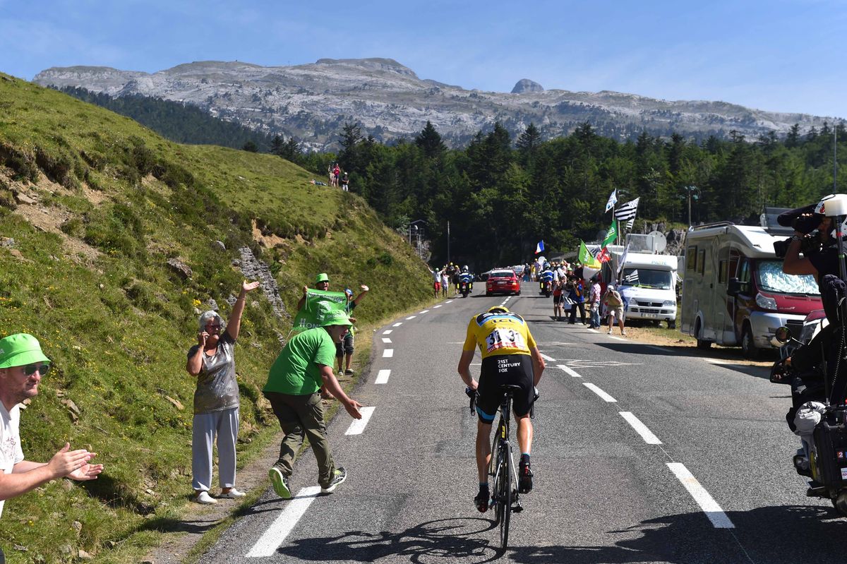 Chris Froome (Sky) on his stage 10 romp