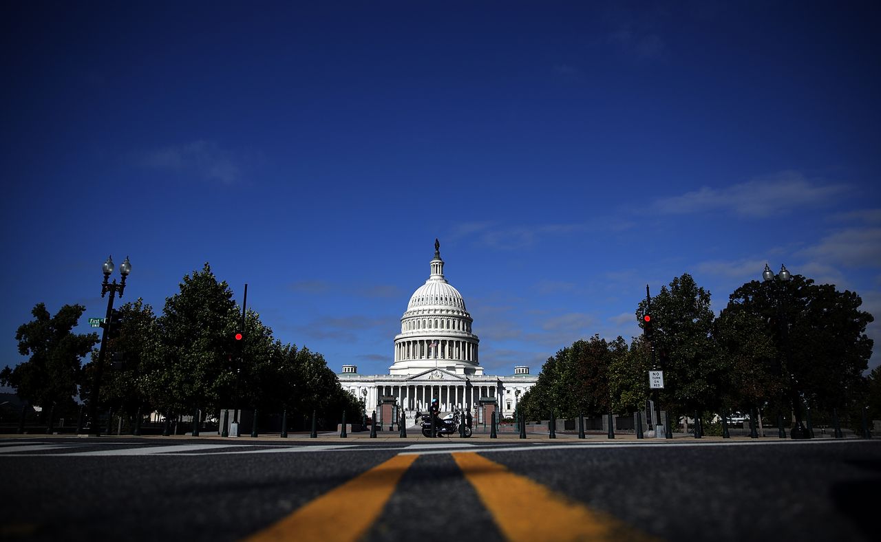 The U.S. Congress building. 