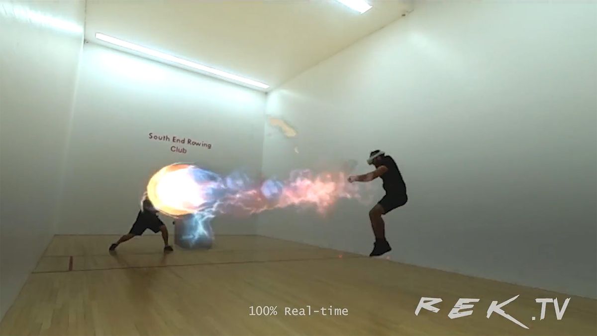 REK is a sports VR metaverse where you can watch people hadouken each other