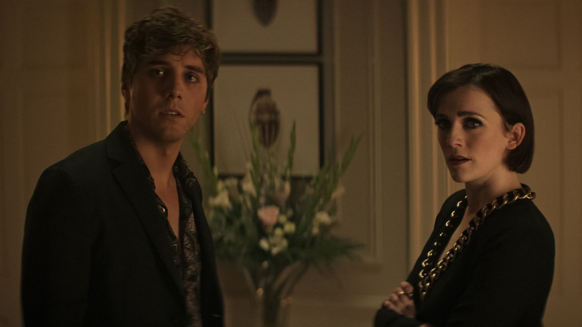 Lukas Gage and Charlotte Ritchie in You season 4 part 2