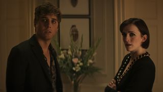 Lukas Gage and Charlotte Ritchie in You season 4 part 2