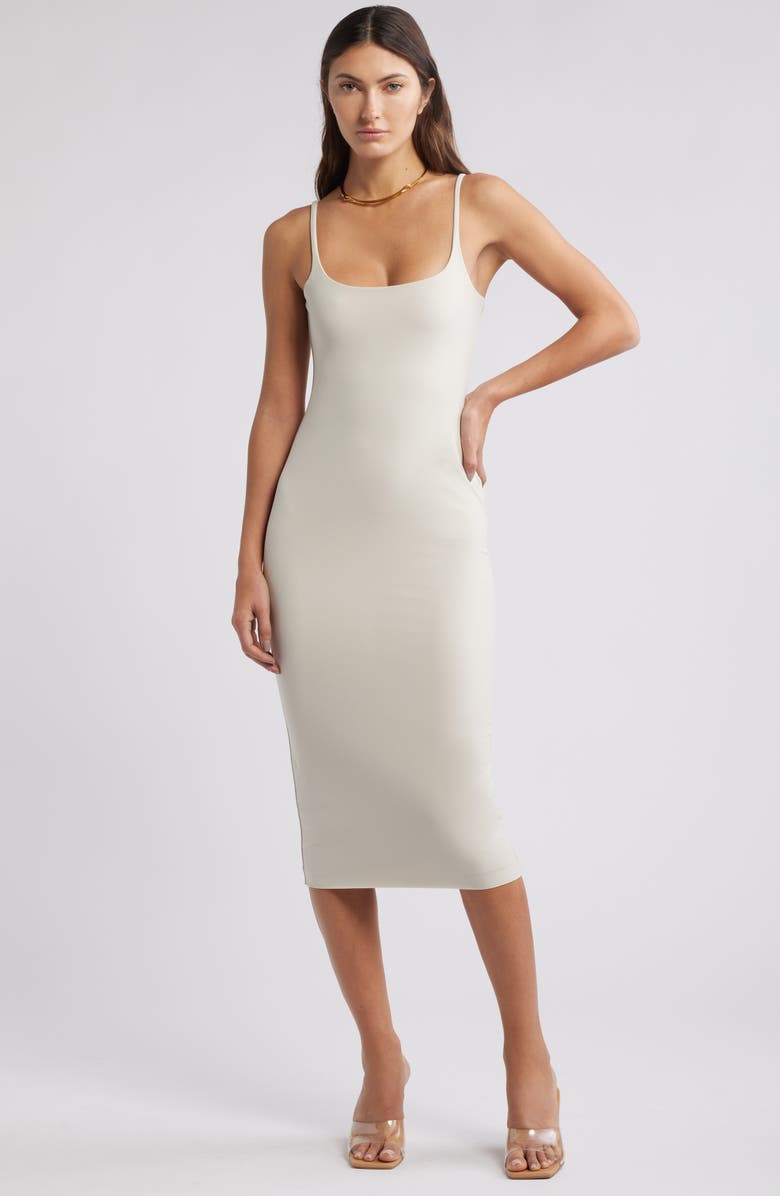 Smooth Edit Strappy Midi Slipdress