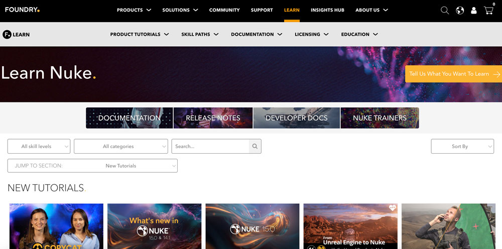 Foundry Learn website