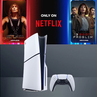 PS5 Slim with 12-months of Netflix Premium (US):&nbsp;was $775.87 (combined price), now $449.99 at PlayStation Direct