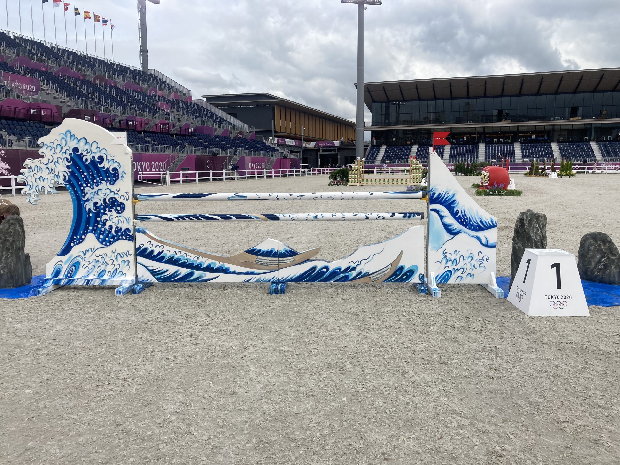Olympic eventing showjumping