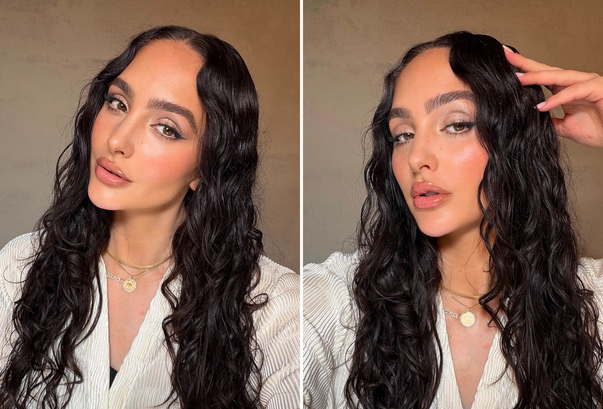 Ash K Holm in holiday glam