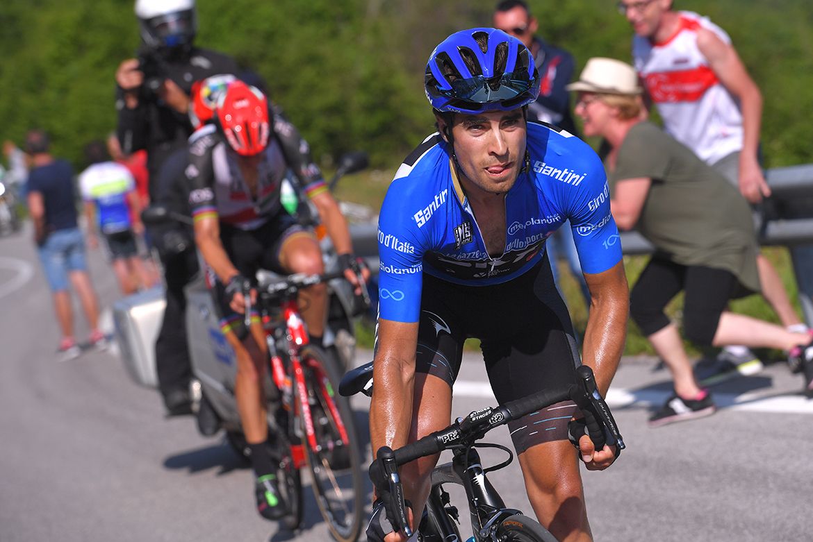 Mikel Landa (Team Sky) drops Rui Costa and heads to victory