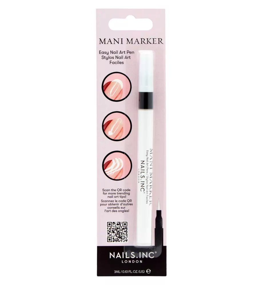 Nails. Inc Mani Marker Nail Art Pen White 3ml