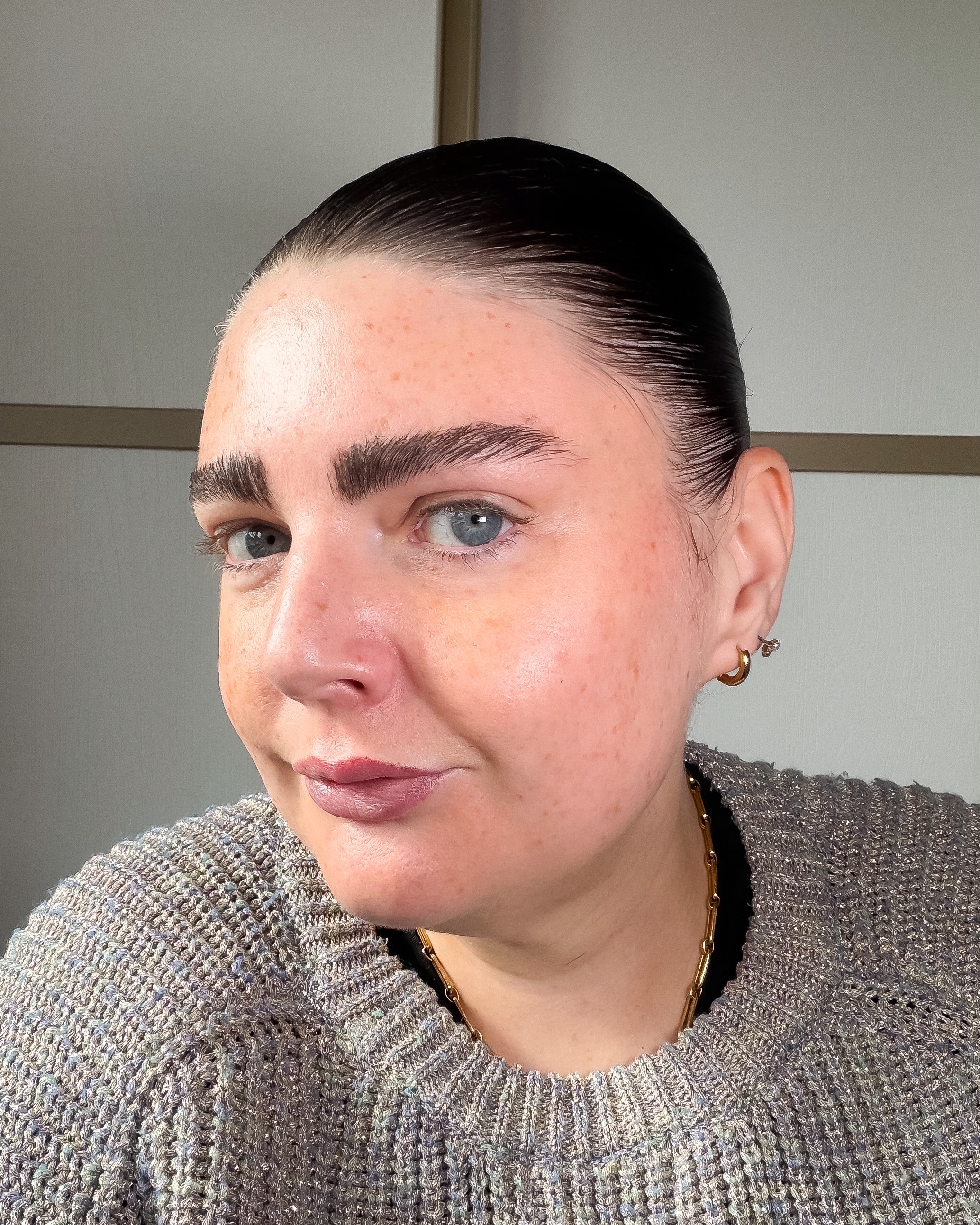 Before application of L&amp;rsquo;Oreal Paris True Match Hyaluron Tinted Balm