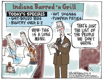 Editorial cartoon U.S. Indiana