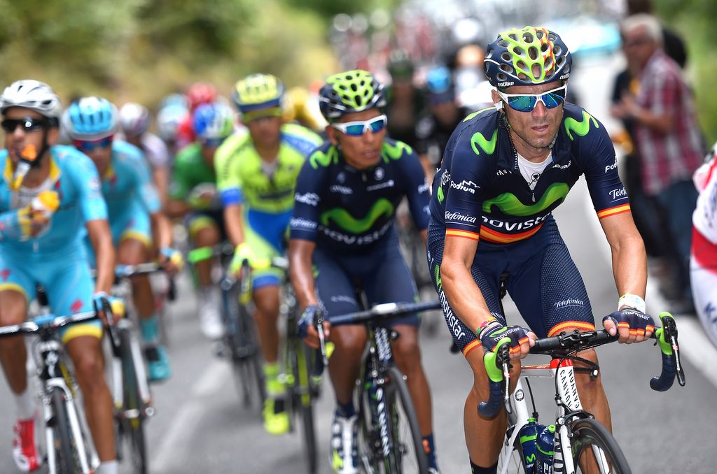 Alejandro Valverde and Nairo Quintana (Movistar)