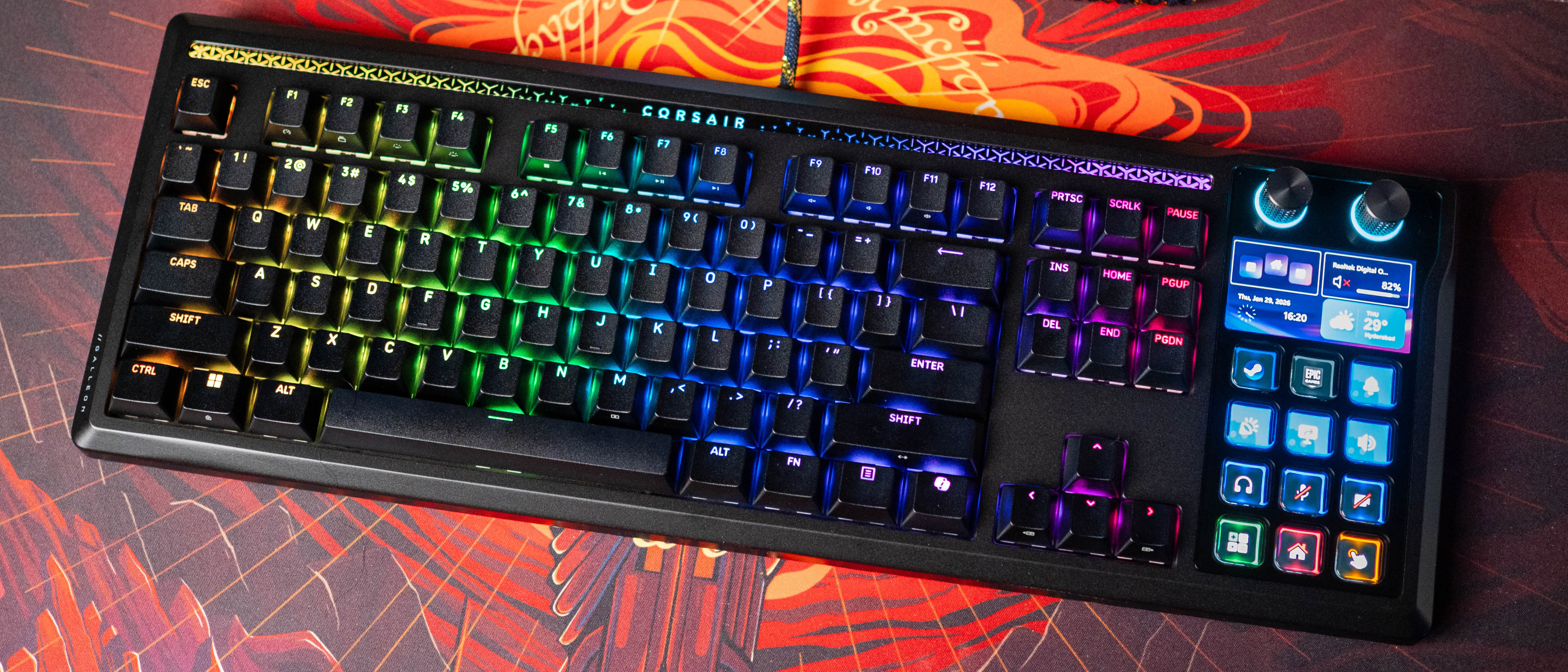 Corsair Galleon 100 mechanical keyboard review on Windows Central
