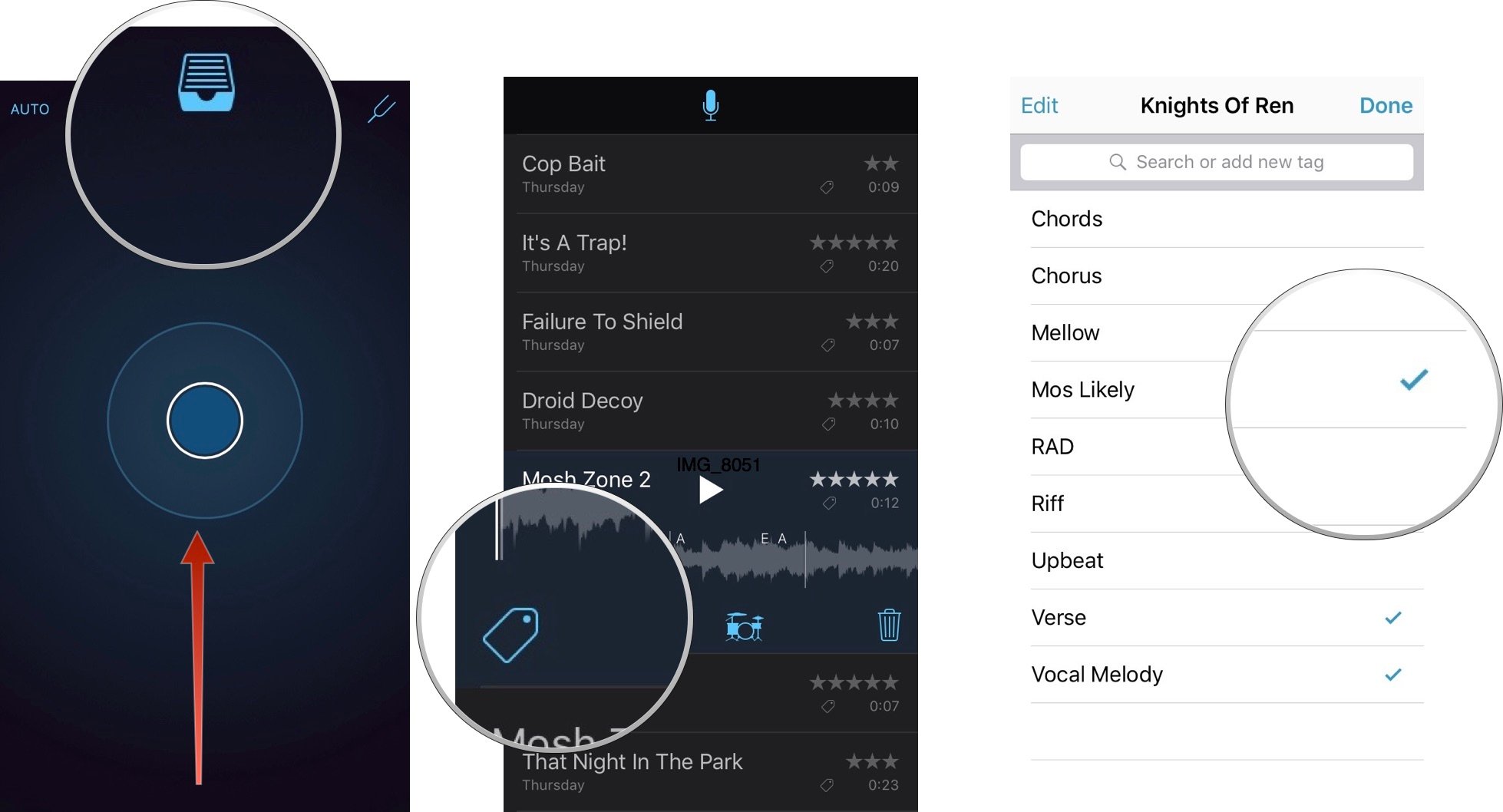 How to organize Music Memos tracks with tags and ratings | iMore