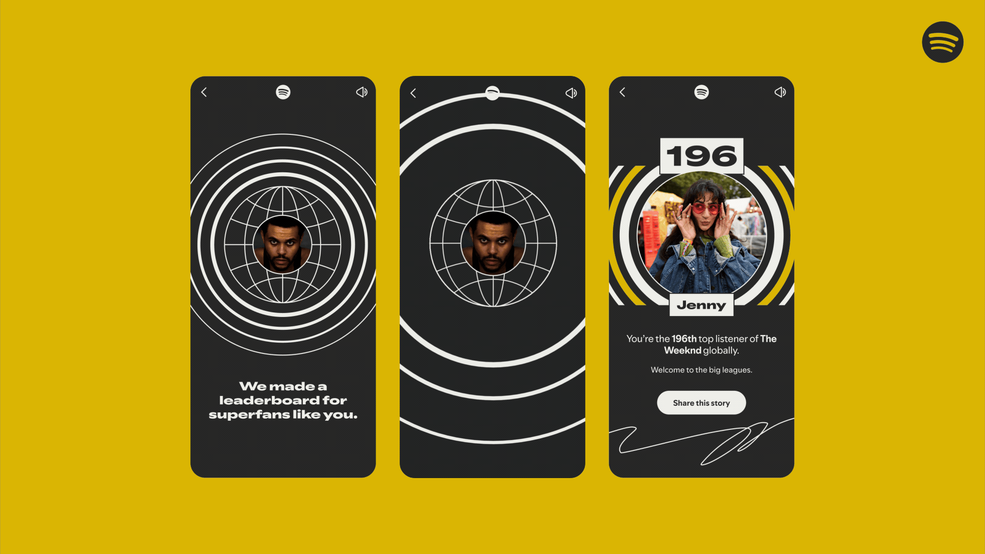Три iPhone показывают новую таблицу лидеров фанатов в Spotify Wrapped 2025
