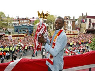 Patrick Vieira lifted the Premier League title three times as an Arsenal player