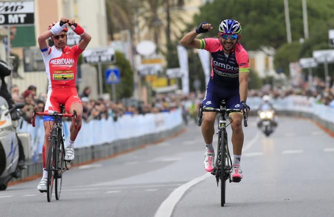 Jose Serpa (Lampre-Merida) opens his account for the season