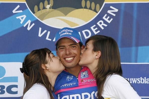 Kisses for the winner