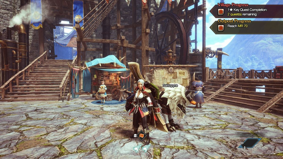Monster Hunter Rise with no filter.