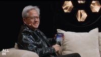 Nvidia CEO Jensen Huang on the phone with President Trump on the All-In Podcast.
