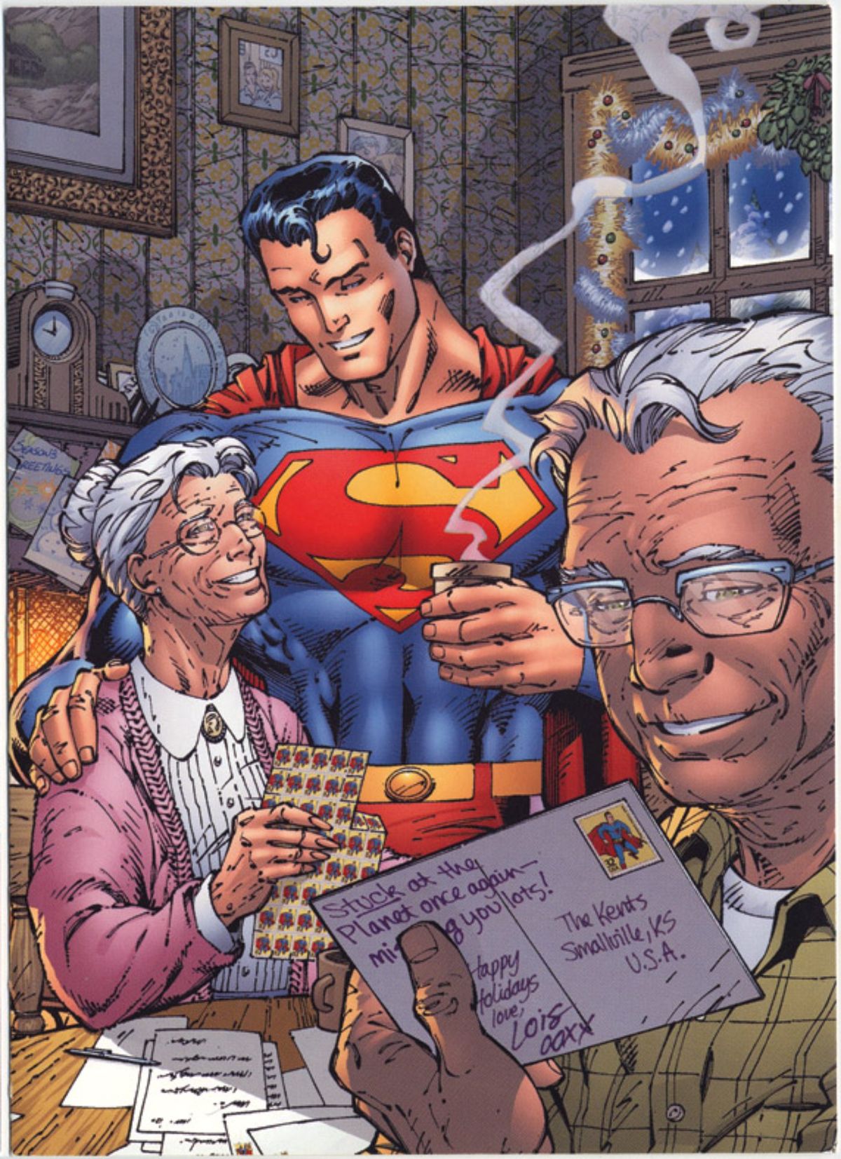 Action Comics #1050 variant cover by Jim Lee