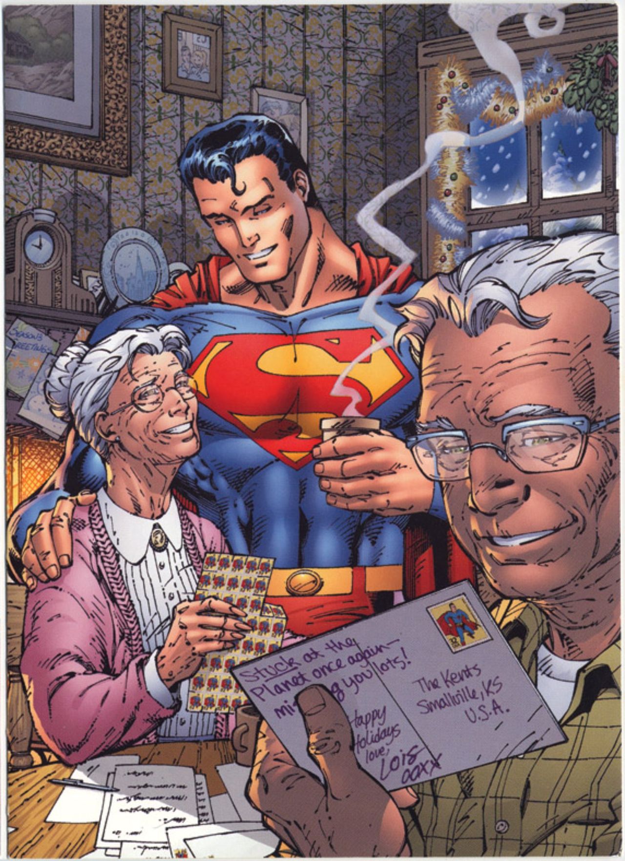 Action Comics #1050 variant cover by Jim Lee