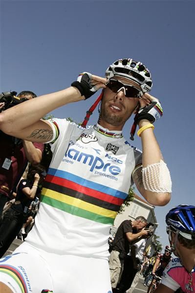 World champion Alessandro Ballan (Lampre-NGC)
