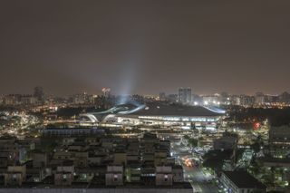 The National Kaohsiung Center for the Arts by night