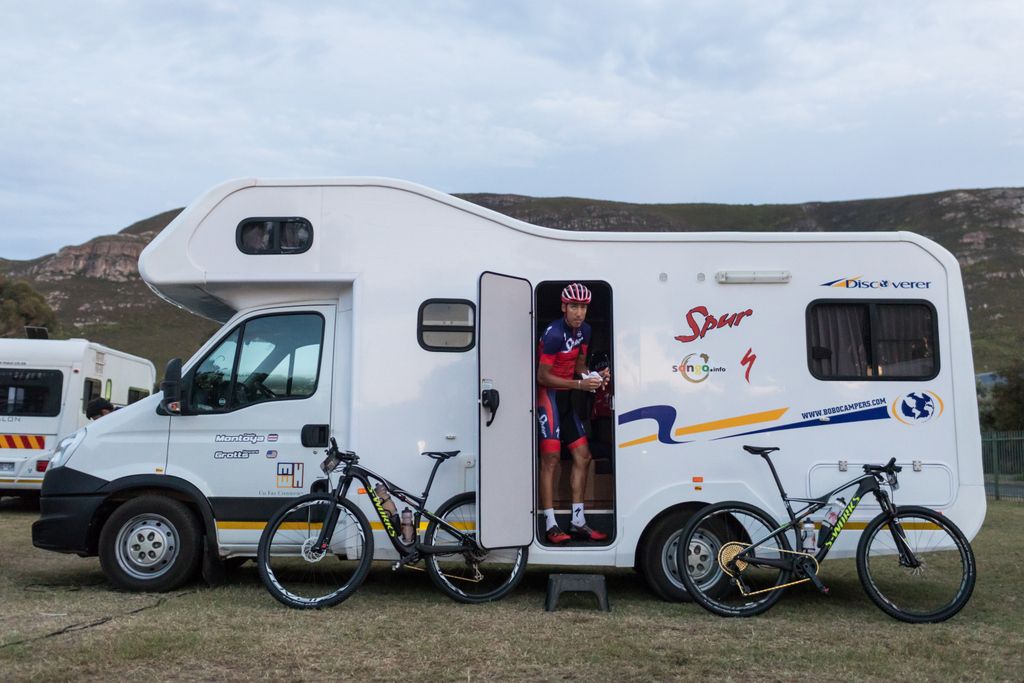 The Spur Songo Specialized team campervan