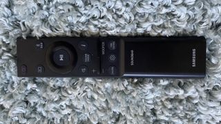 Samsung HW-Q990B soundbar remote close-up