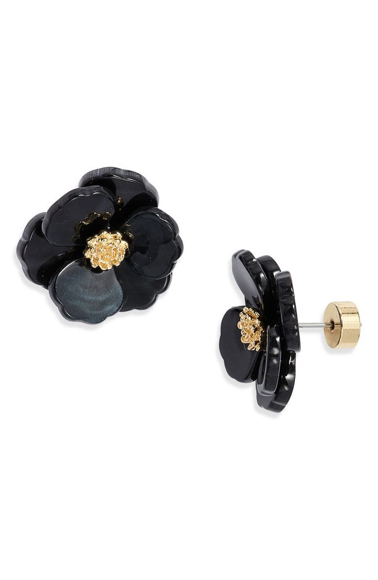 Floral Statement Stud Earrings