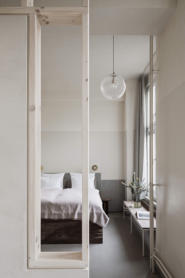 Michelberger Hotel guestroom, Berlin, Germany