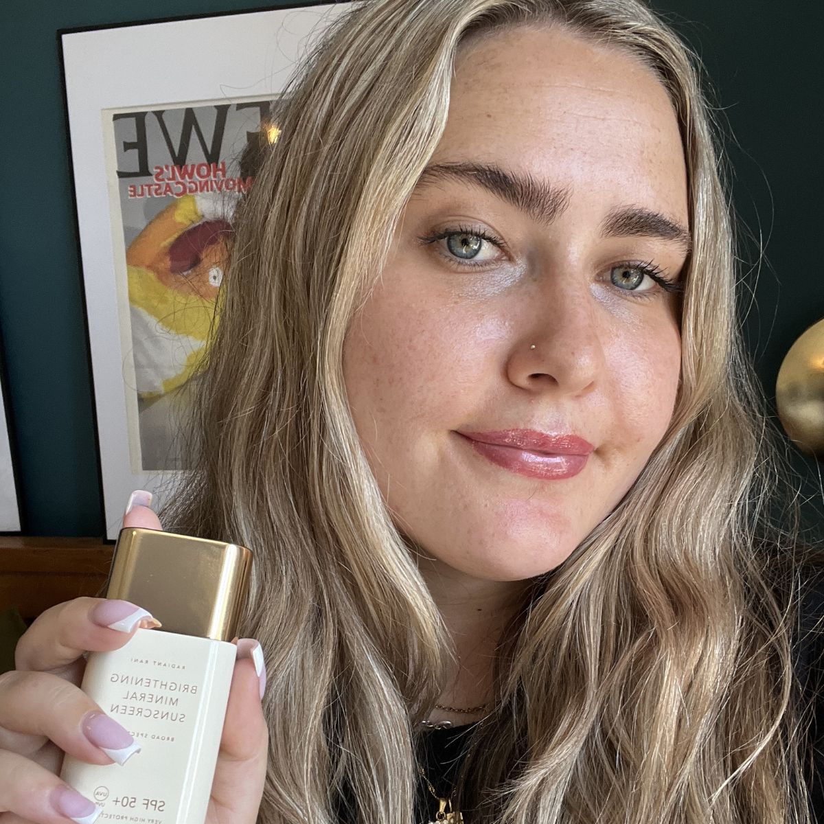 Amelia wearing RANAVAT Brightening Mineral Sunscreen