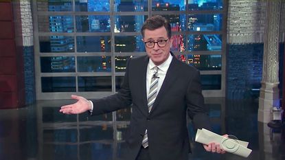 Stephen Colbert talks Comey