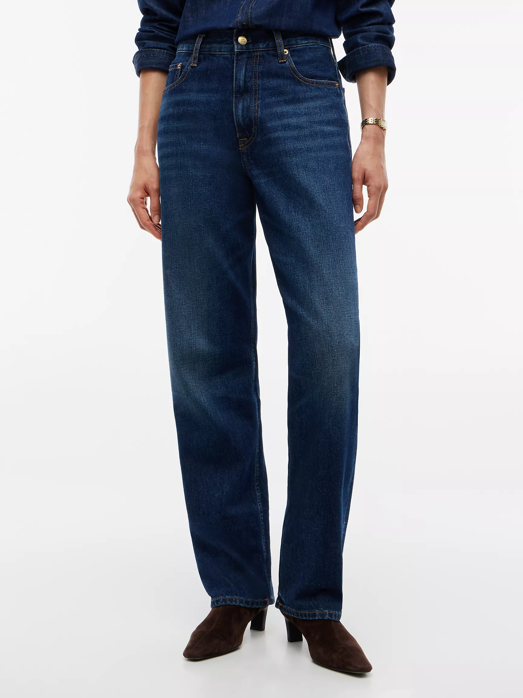 Tommy Hilfiger, High-Rise Straight Jean