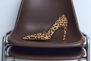 Zara cheetah pumps