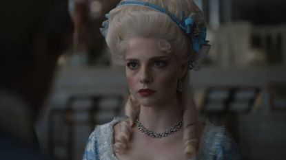 Lucy Boynton as Marie Antoinette in Chevalier 