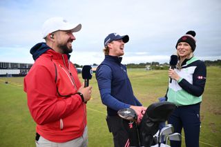 Di Stewart and Peter Finch interview Sean Crocker at The Open