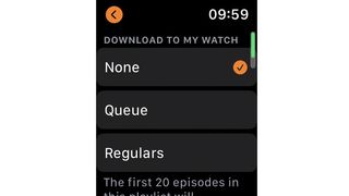 Instructions on how to free up space on an Apple Watch