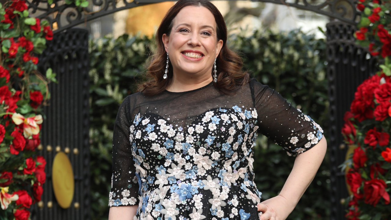 Julia Quinn attends the Special Fan Screening and Garden Party for &quot;Queen Charlotte: A Bridgerton Story&quot; at Odeon Luxe Leicester Square on April 21, 2023 in London, England