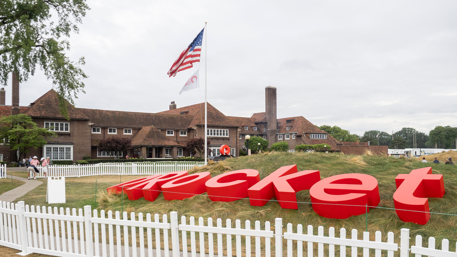 A general view of the Rocket Classic clubhouse