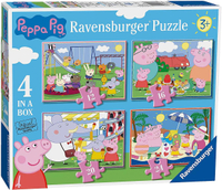 Ravensburger Peppa Pig 4 in Box Jigsaw Puzzles | WAS £5.99, NOW £5 at Amazon