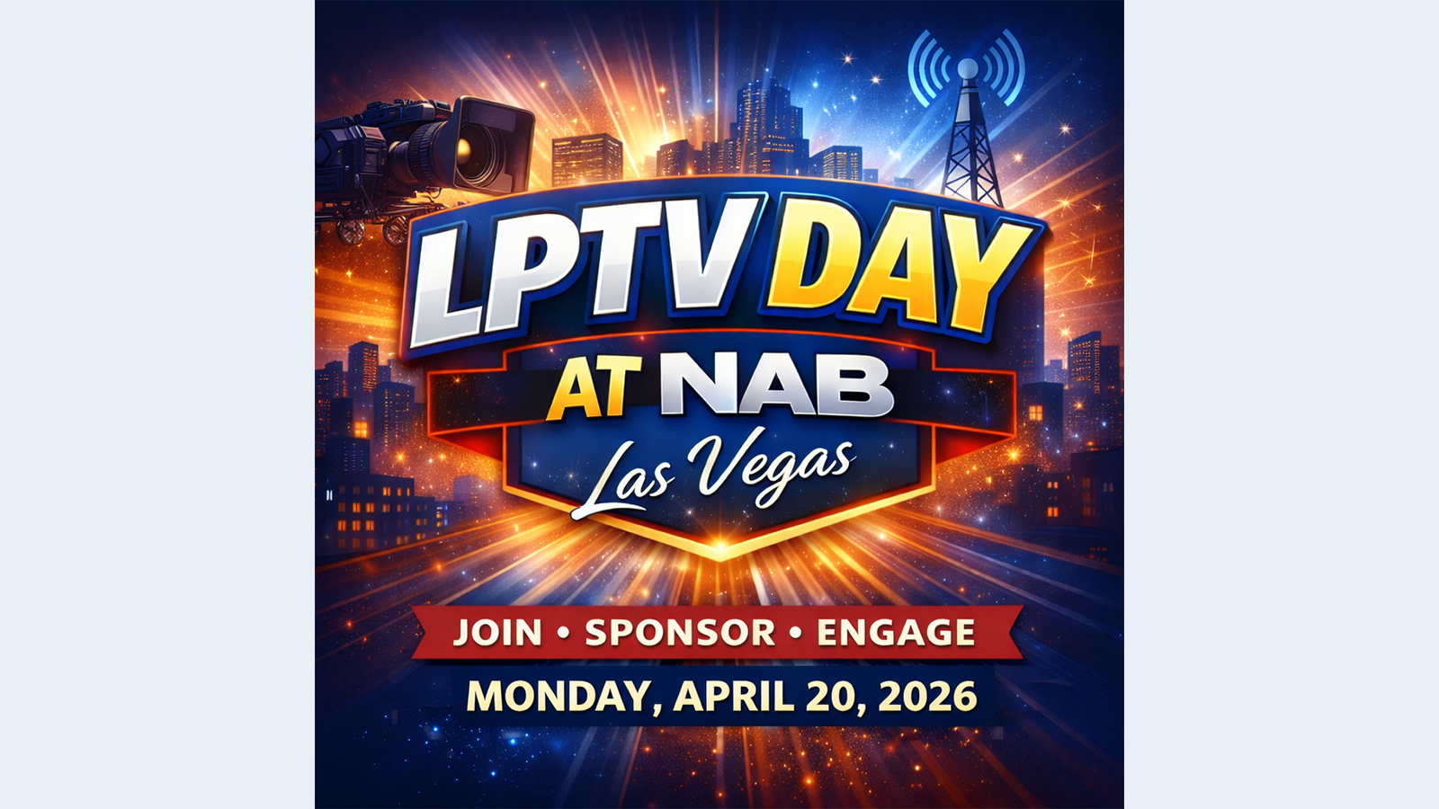 LPTV Day at NAB Show graphic