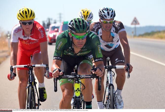 Jimmy Engoulvent (Europcar) leads the breakaway