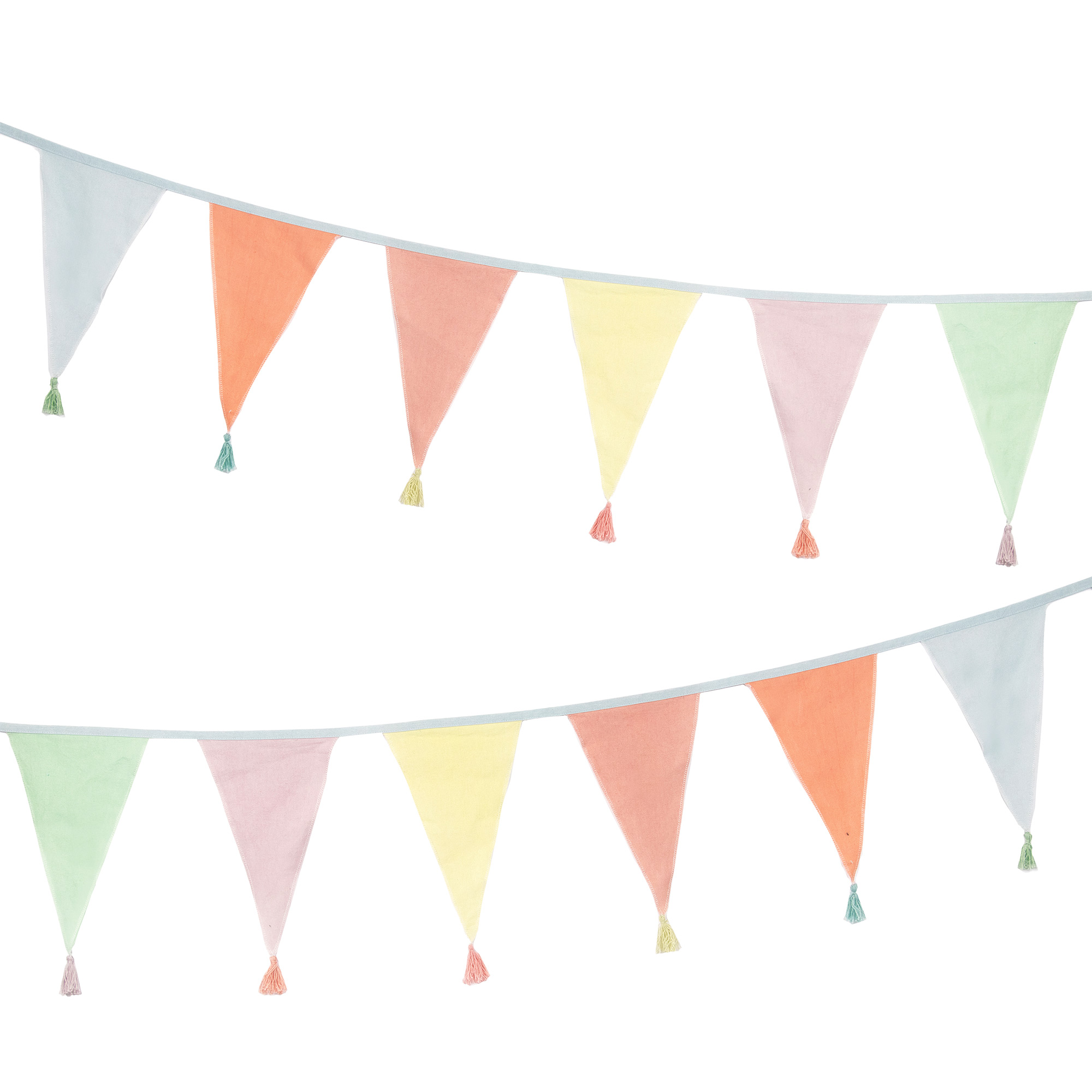 Talking Tables Pastel Fabric Bunting at John Lewis
