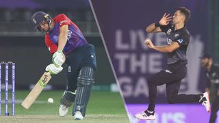 Jos Buttler of England and Trent Boult of New Zealand are both expected to feature in the England vs New Zealand live stream