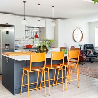 kitchen with island