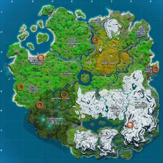 Fortnite Ice Boxes map