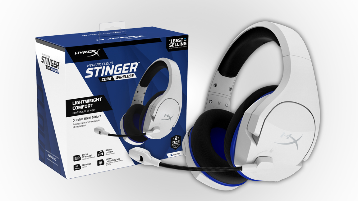 HyperX Stinger Core Wireless an Affordable, White Gaming Headset | Tom's Hardware