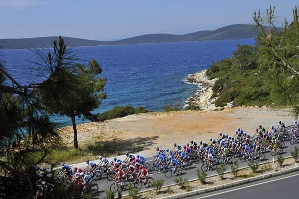 It was a beautiful day for racing in Turkey.