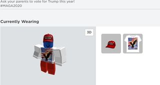 Hacked Roblox Accounts Are Telling People To Vote For Trump Pc Gamer